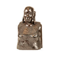 Bust of an African Woman — Hand-Carved Ebony Sculpture