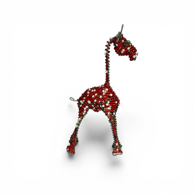 Giraffe — African Beaded Figurine