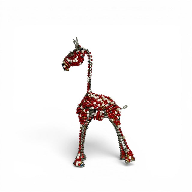 Giraffe — African Beaded Figurine