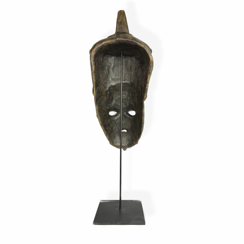 African Tribal Mask — The Sage on Metal Stand