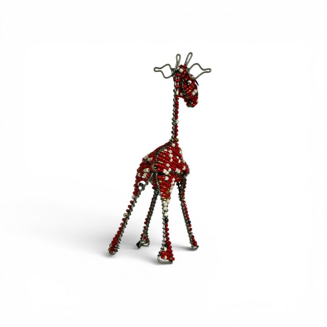 Giraffe — African Beaded Figurine