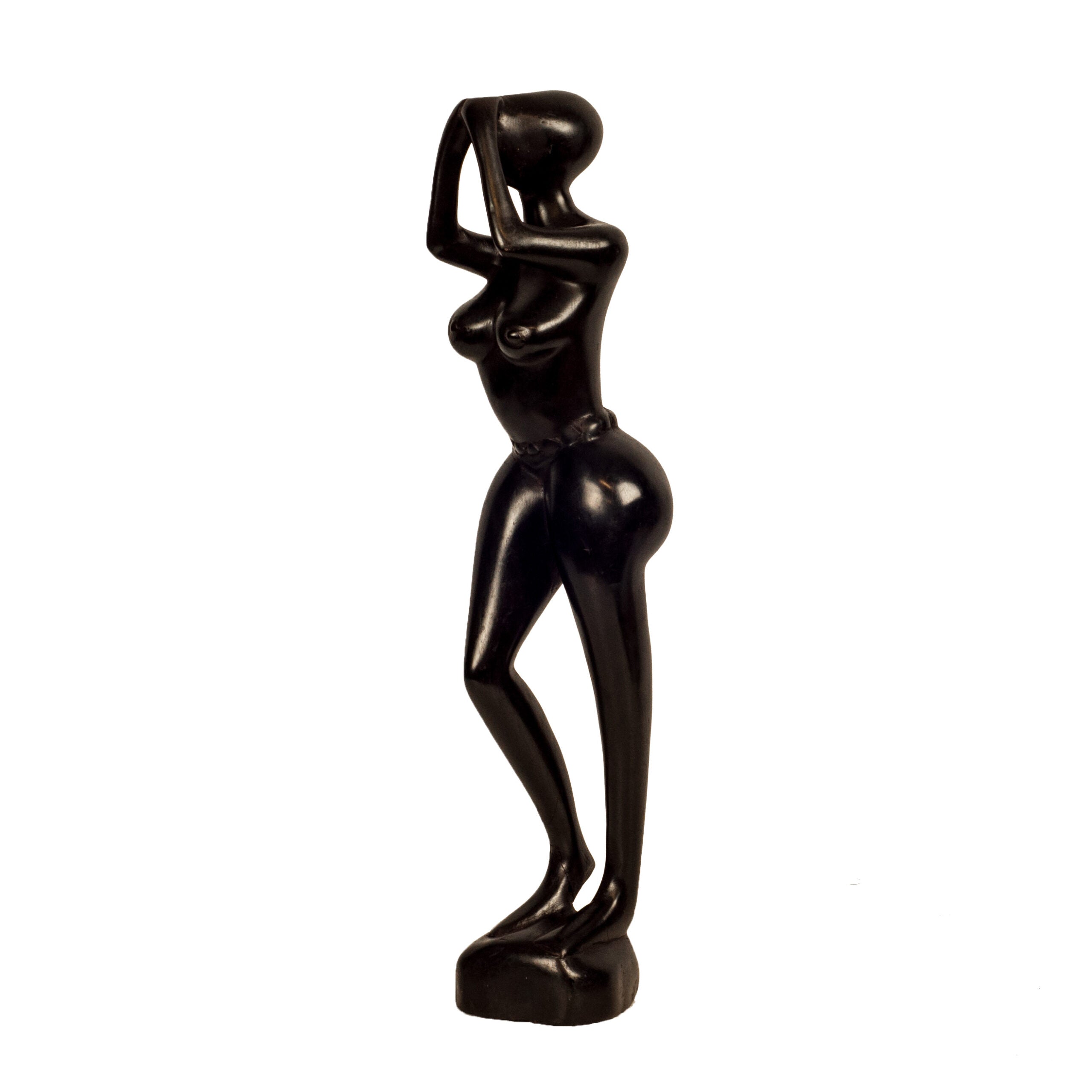 Female Nude — Ebony Wood Sculpture
