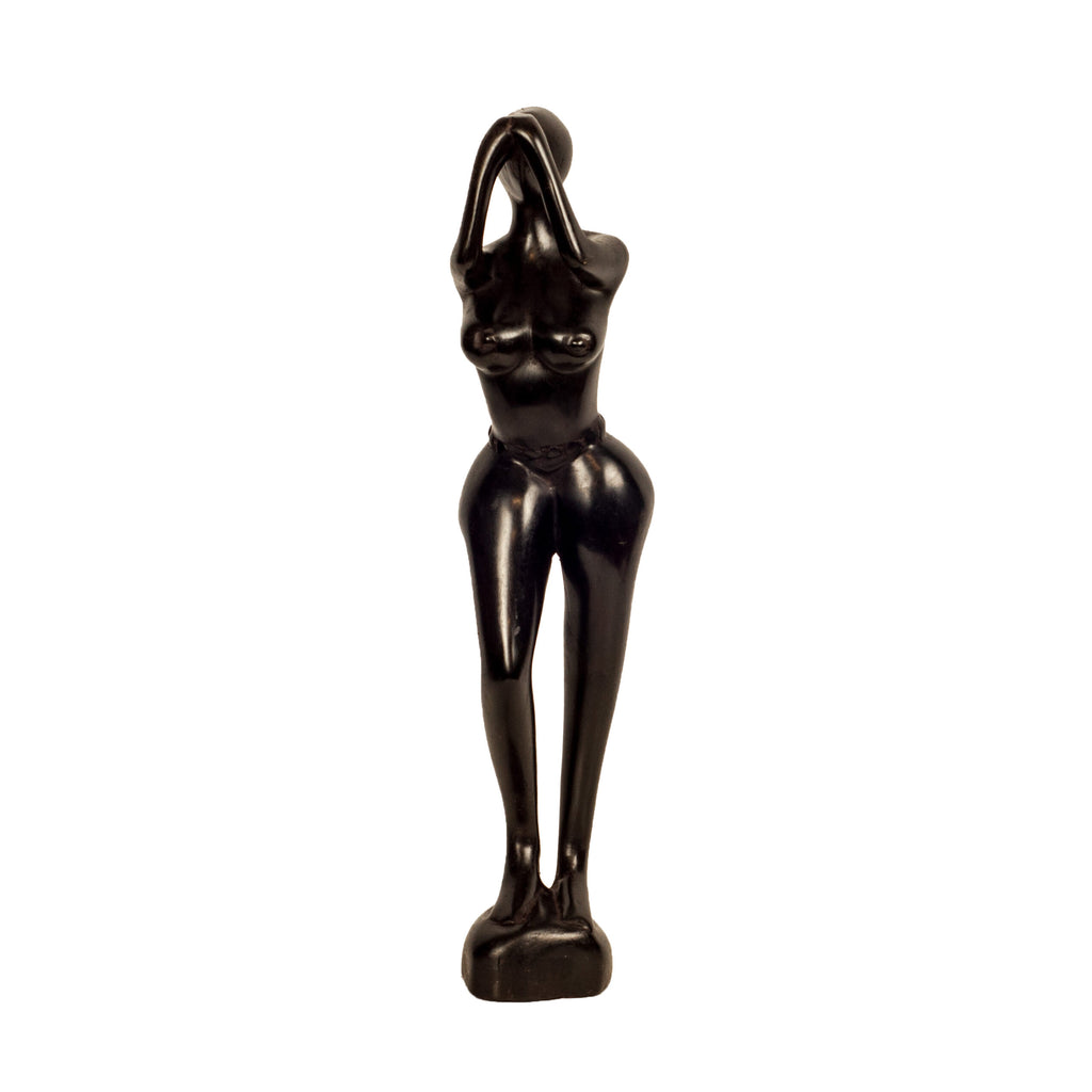 Female Nude — Ebony Wood Sculpture