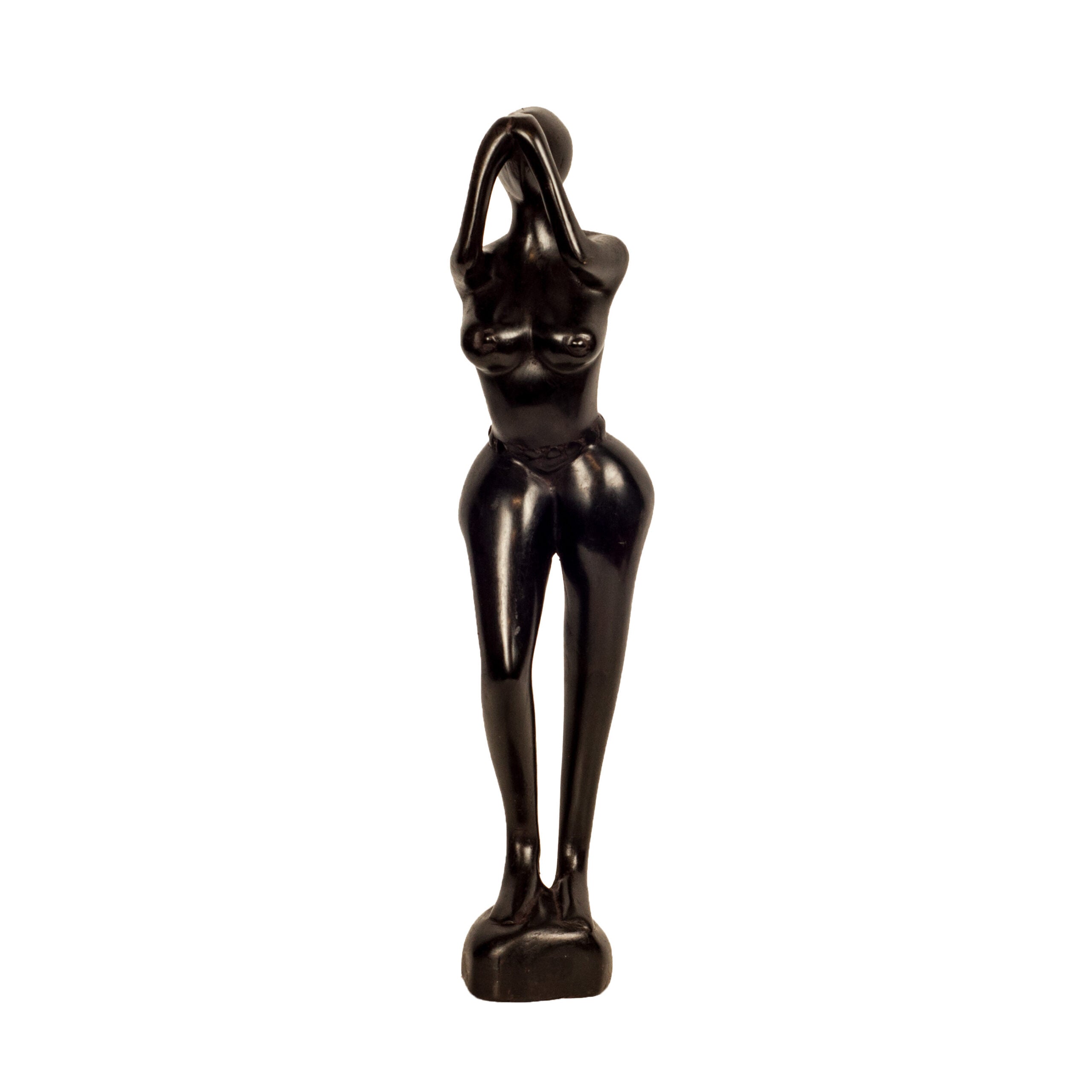 Female Nude — Ebony Wood Sculpture