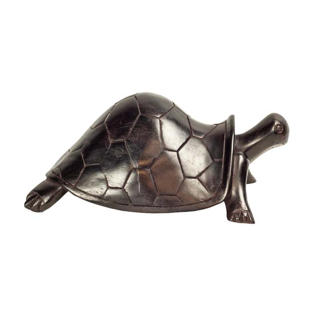Turtle — Ebony Wood Sculpture