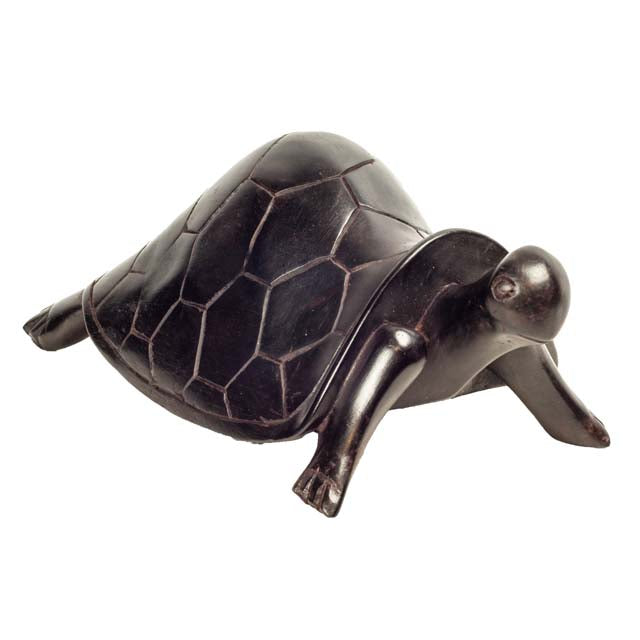 Turtle — Ebony Wood Sculpture